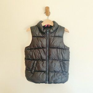 Girls Puffer Vest - Size 5T - Black